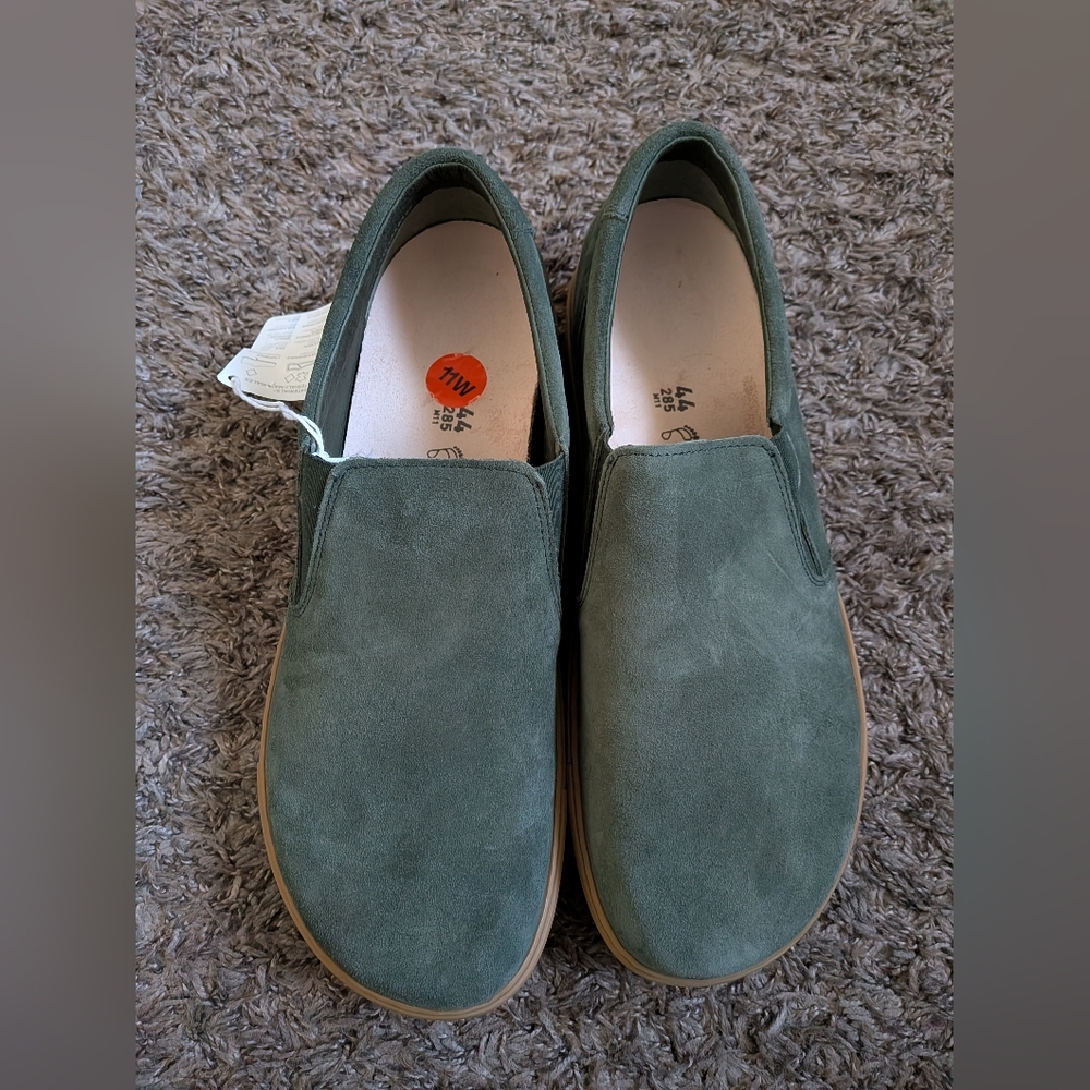 Birkenstock Oswego Suede Leather Thyme Green Slip On Shoes Men's 11 - Picture 3 of 7